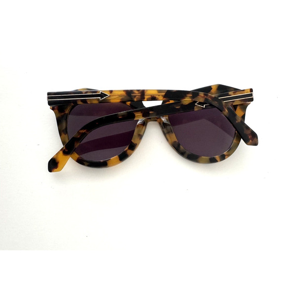Karen Walker Sunglasses Number One Crazy Tortoise 1001808 Tinted UV Protection main image 8